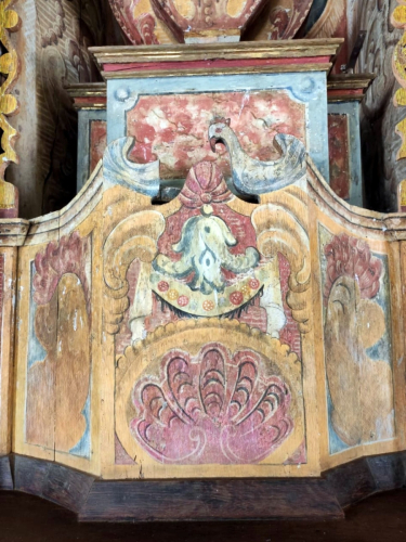 Capela de Nossa Senhora do Rosário dos Pretos. Centro, Catas Altas, Minas Grais, Brasil. Fig 3.(Fotografias de Maria Clara Caldas Ferreira, 2021)