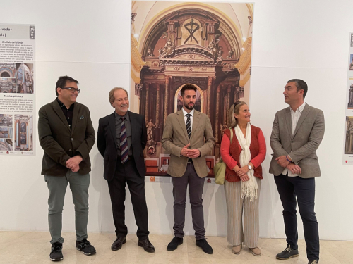 Museo de Bellas Artes de Murcia.Exposición de las obras de Pablo Sistori (Sirtori) en la Logia del Museo.J