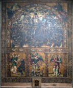 Convento de las Clarisas. Ávila capital. Retablo.